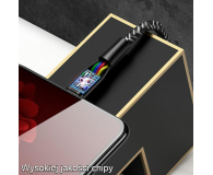 USAMS Kabel pleciony U41 microUSB 1m 2A czerwony - 1569115 - zdjęcie 4